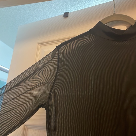 NWOT Mesh long sleeve top - Picture 2 of 2